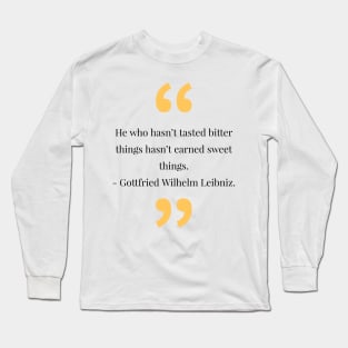 philosophy quotes Long Sleeve T-Shirt